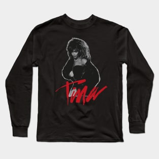 TINA TURNER 80S RETRO STYLE Long Sleeve T-Shirt